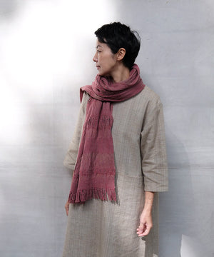 florts muffler | Silk Wool, 4041W / P / DB