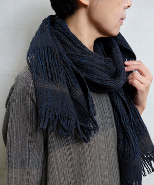 florts muffler | Silk Wool, 4041W / P / DB