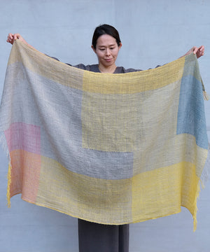 Fukufuku series | shawl, Wool, 5018YG