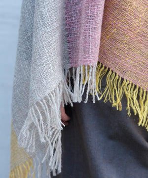 Fukufuku series | shawl, Wool, 5018YG
