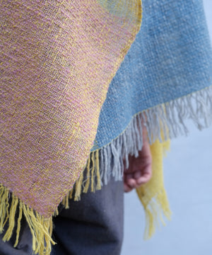 Fukufuku series | shawl, Wool, 5018YG