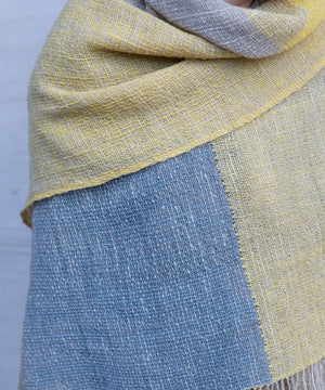 Fukufuku series | shawl, Wool, 5018YG