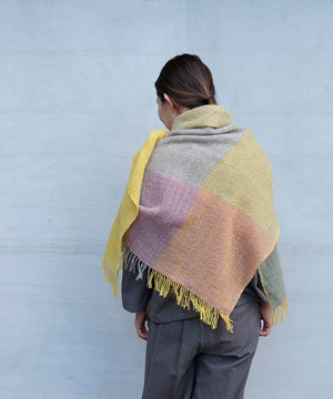 Fukufuku series | shawl, Wool, 5018YG