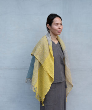 Fukufuku series | shawl, Wool, 5018YG