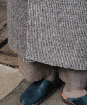 Wrap skirt | Plain, Himalayas Wool, Gray & light gray, 5505GGs