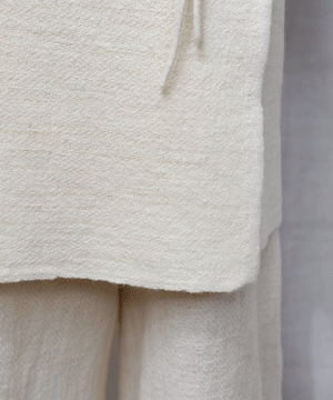 Wrap skirt | Plain short, Himalayas Wool, White, 5520W