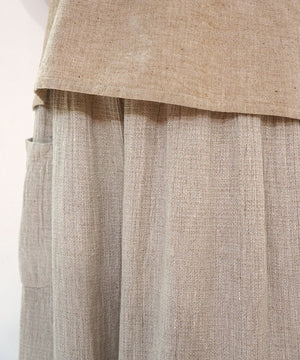 Koti series | Pants, Linen & silk, Natural, 6874lN