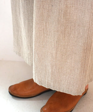 Koti series | Pants, Linen & silk, Natural, 6874lN