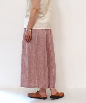 Koti series | Pants, Linen & silk, Pink gray, 6874lP
