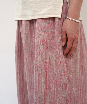 Koti series | Pants, Linen & silk, Pink gray, 6874lP