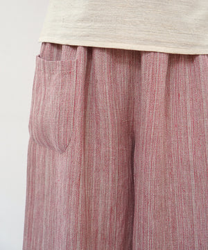 Koti series | Pants, Linen & silk, Pink gray, 6874lP