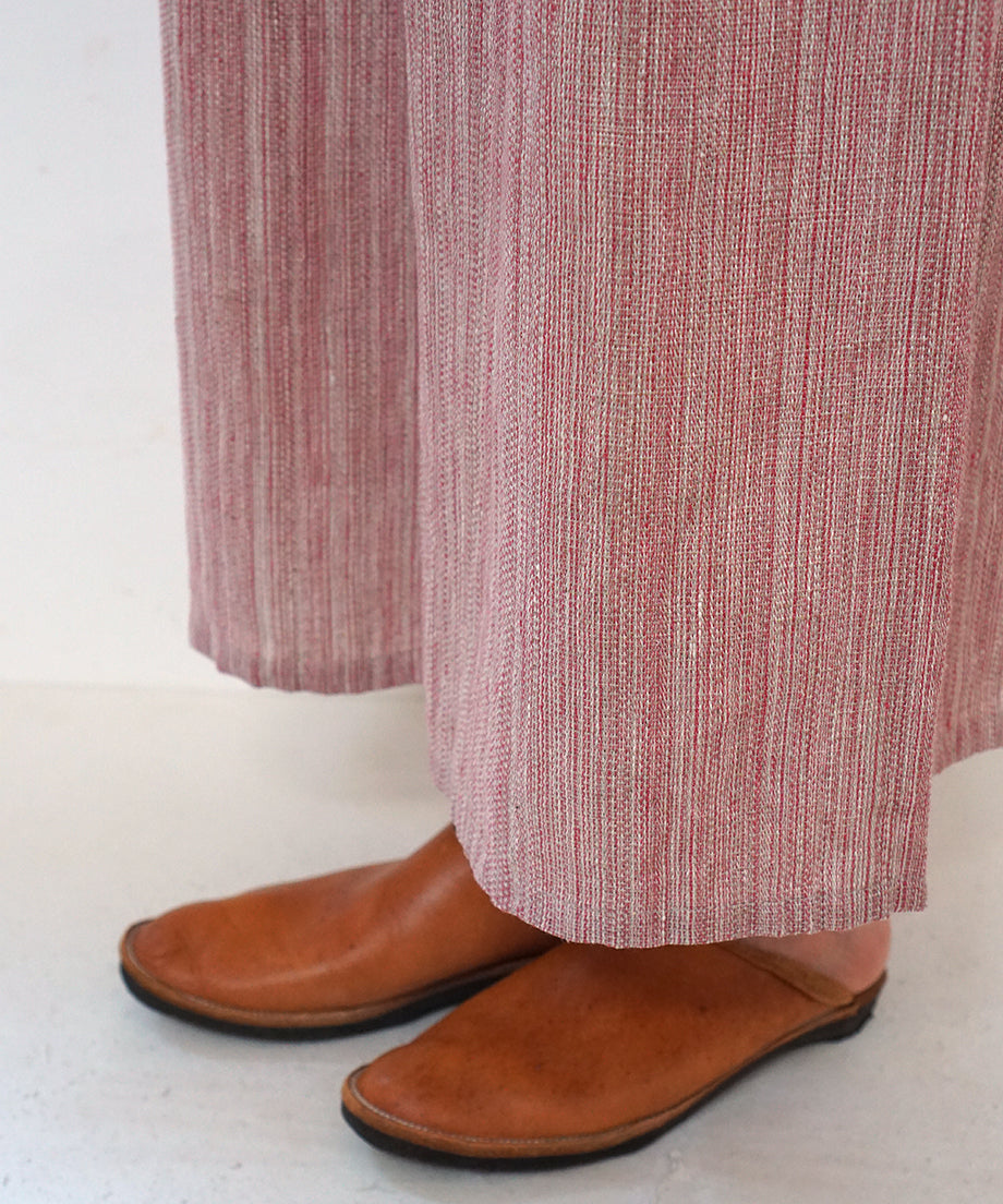Koti series | Pants, Linen & silk, Pink gray, 6874lP