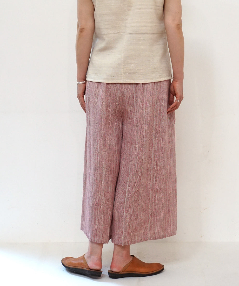 Koti series | Pants, Linen & silk, Pink gray, 6874lP