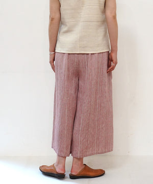 Koti series | Pants, Linen & silk, Pink gray, 6874lP