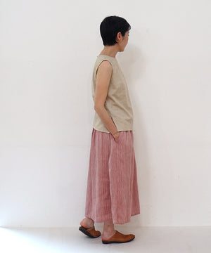 Koti series | Skirt, Linen & silk, Pink gray, 6900lP