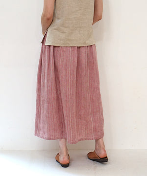 Koti series | Skirt, Linen & silk, Pink gray, 6900lP