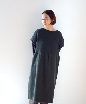 Koti series | One piece, Wool & silk, Green, 6974wGr