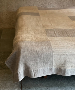 Bed cover | king size | Pastoral, grey & beige