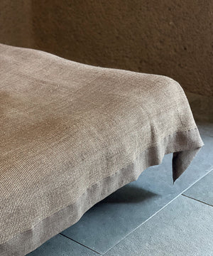 Bed cover | king size | ‘Une’, grey & beige