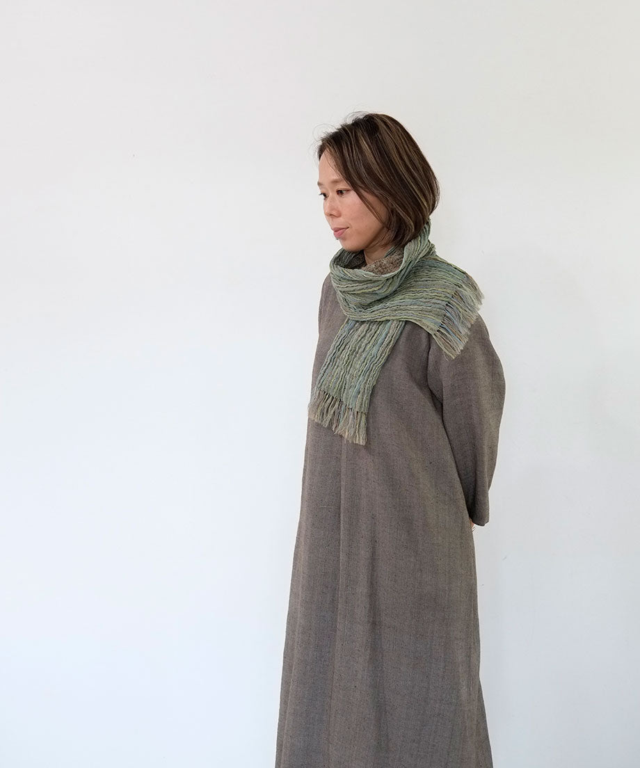 Stole | Bark shibo shibo, green, 2644YGr